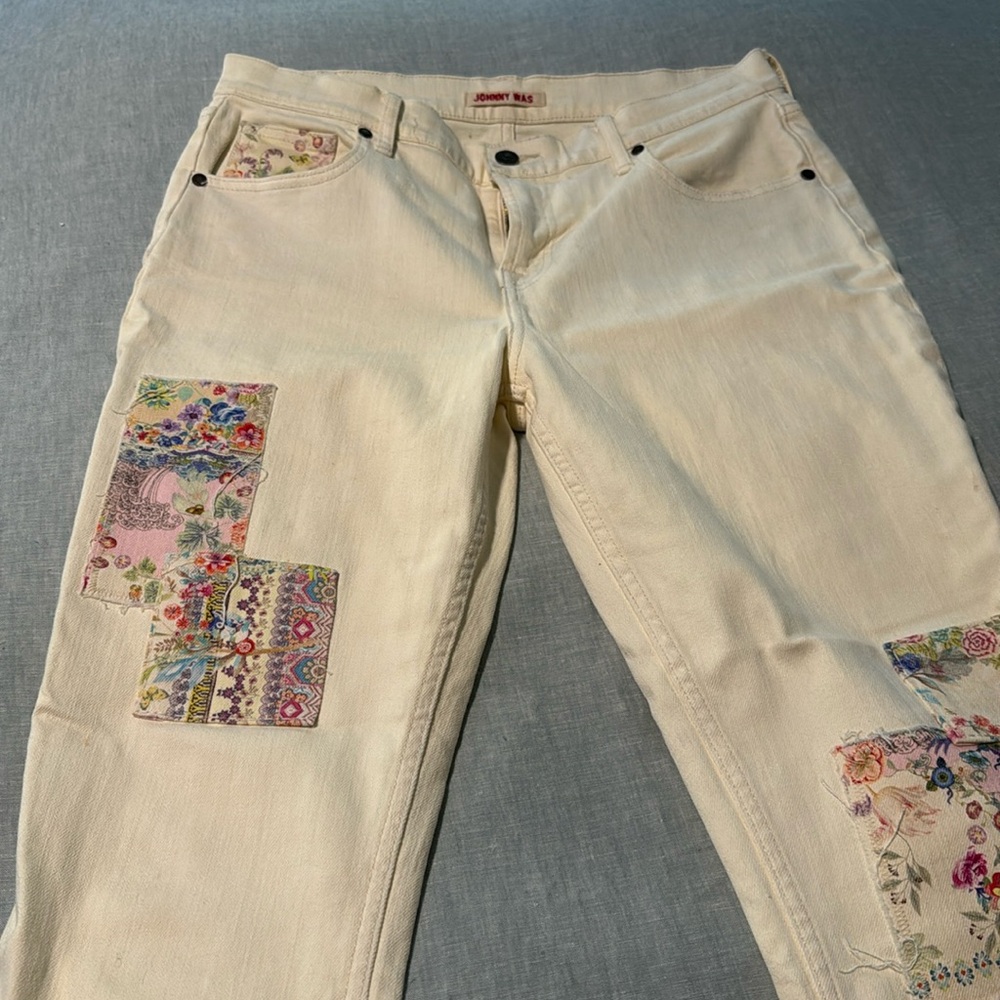 Johnny Was The Cuffed Cropped Boyfriend Jean